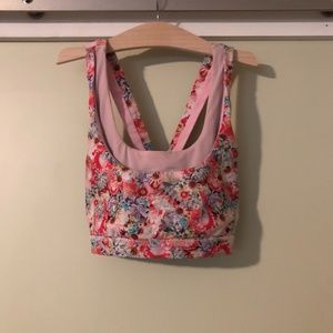 lululemon athletica Floral Sports Bra